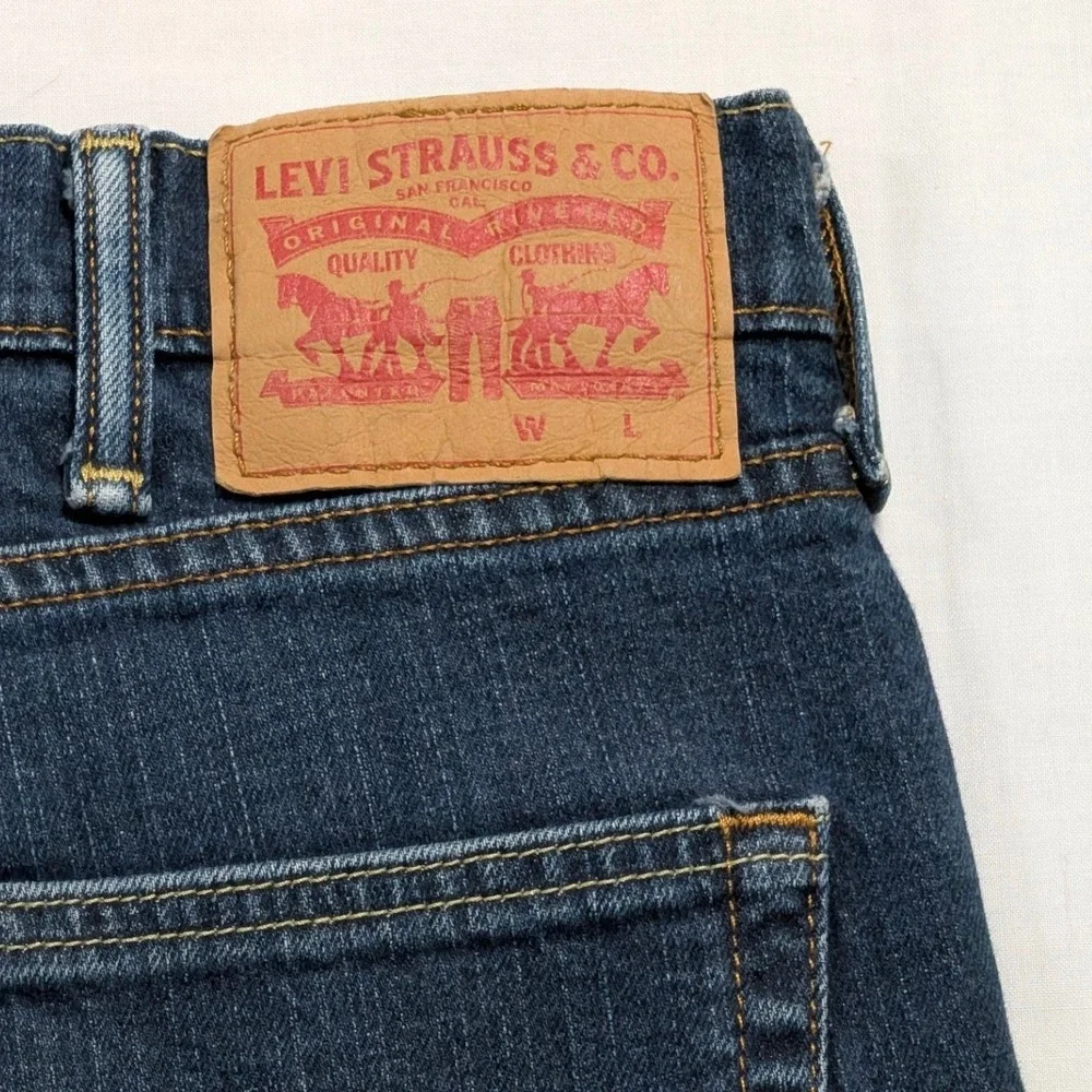 Levi's 511 Slim Fit Mens Jeans Dark Wash Denim Blue W38 L36